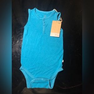 Kyte sleeveless bodysuit 12-18 months Lagoon